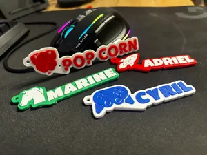Name Keychain — 59 Designs [NO AMS]