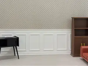 Classic Wainscoting Wall Panels with Baseboard