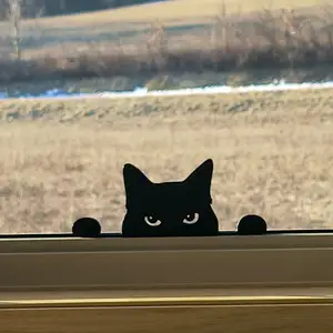black Cat Silhouette (1 print)
