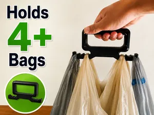 Grocery Bag Handle - Carry 4+ Bags At Once!