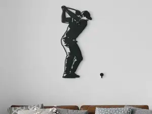 3D Wall Sticker Golfer