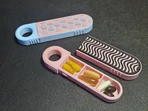 Small Pill Box With Pattern| Fast Print No Support