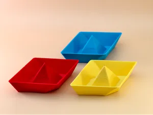 浴缸玩具:可以浮在水上的折纸小船,只需要15分钟