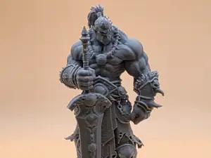 Orc Warchief – Warcraft‑inspired Miniature