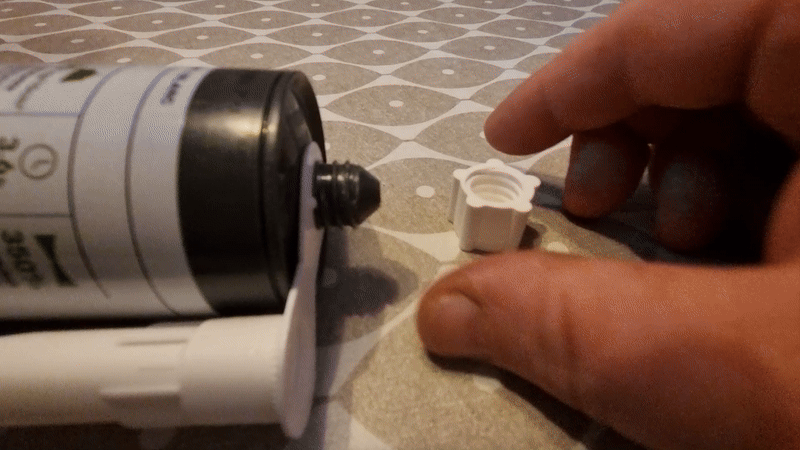 Fogspruta patron kork skruvkork (3 g filament)