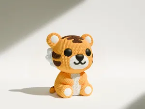 Knitted Tiger