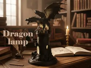 Dragon Tower Lamp: The Citadel Lighthouse