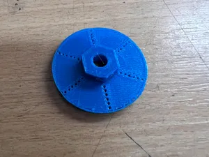 RC drilled brake disc hexagon 1:10