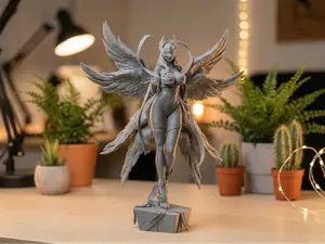 Divine Winged Goddess - Angewomon