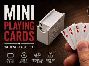 Mini Travel Playing Cards