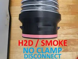 H2D / SMOKE NO CLAMP Quick FITTING 4" HOSE