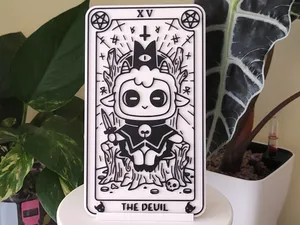 Cult of the Lamb Tarot Card - XV The devil