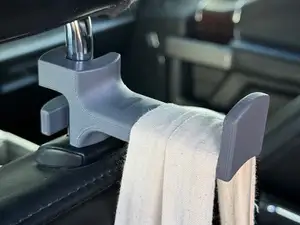 Parametric removable headrest hook