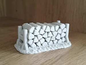 DnD woodpile terrain prop