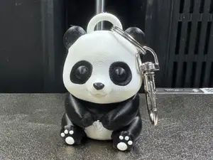 Flexi Panda Keychain