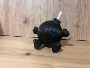 Figura peluche bomba BTS - 8 cms