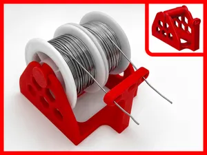 Solder Spool Holder with Guide - 2 Sizes
