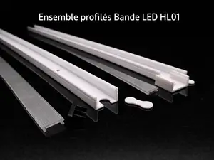 Ensemble Profilés Bande LED HL01
