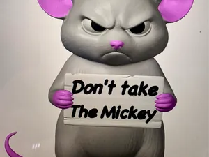 Cute But Grumpy Mouse