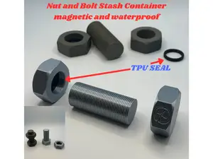 Magnetic Nut and Bolt Stash Container 