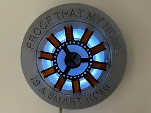 Home Assistant Voice PE - Arc Reactor Mod