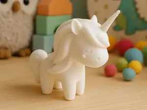 minimalistische Skulptur Einhorn Nr1