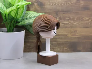 500% Brick Hairstyle - Center Part Pontail