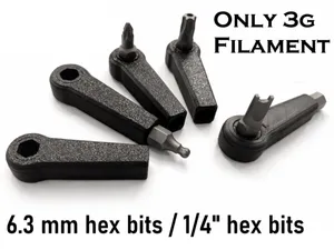 Mini 1/4" / 6.3mm Bit Ratchet