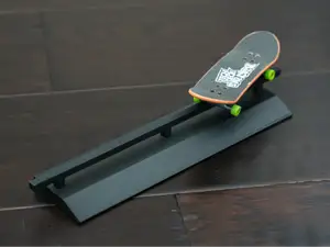 Fingerboard Flat Rail - No Supports, Snap Assembly