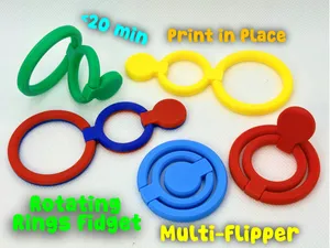 Rotating Rings Multi Flipper Fidget (<20 mins)