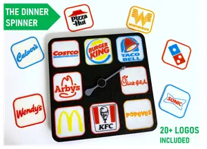The Dinner Spinner (20+ Logos Included)