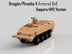 Dragón/Piranha V Armored 8x8 - Sappers/APC Version