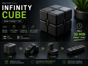 Mini Fidget Toy Infinity Cube