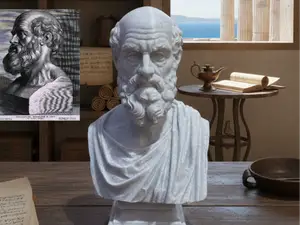 Hippocrates of Kos (Hippocrate de Kos) - Bust