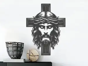 Jesus Christ Cross Fine Detail Wall Art