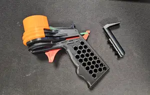 Adult-sized new frame for bigger hands + optional snap-in handguard