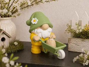 Cute Garden Gnome Worker | Gnome Spring Bundle