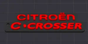Citroën C-crosser keychain