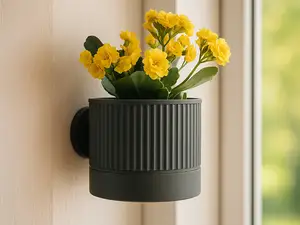 Wallmounted pot for plants - Version 2