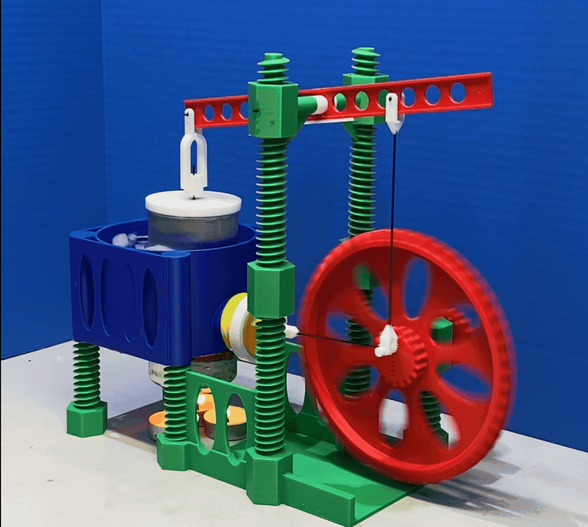 Walking Beam Stirling Engine