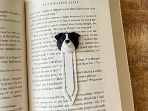 Border Collie dog bookmark