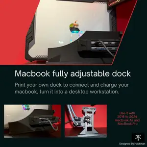 Fullly Adjustable MacBook Air / Pro dock 2016-2024