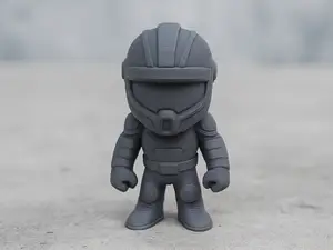 Chibi-Astronaut im Sternenanzug