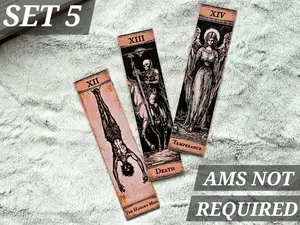 Tarot Bookmarks - (Set 5 Major Arcana)