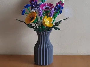 Vase for L EGO Botanicals Wildflower Bouquet 10313