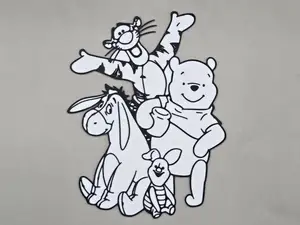 Winnie Pooh Squad Buddies Coloring Craft