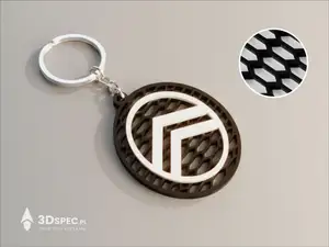 Citroen logo keychain