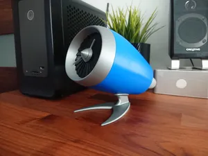 Jet Engine Clock