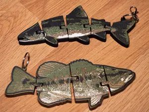 Fish Keychain - Articulated Flexi Toy