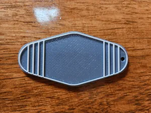 Customizable Blank Motel Keychain